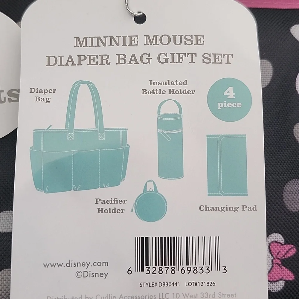 Disney Minnie Mouse Polka Dot Diaper Bag
